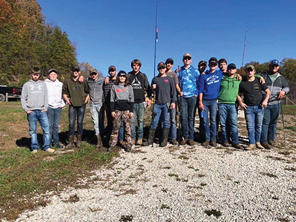 JCHS Hunting and Fishing club gets in one last fishing trip